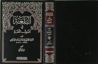 البلغة في أصول اللغة