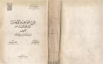 شرح شواهد الإيضاح لأبي علي الفارسي