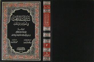 شذرات الذهب في أخبار من ذهب م3